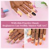 Magnetic Practice Hand For Nails: Flexible Manicure With Strengthen Tips