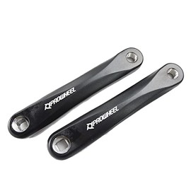 Prowheel One Pair Bike Crank Arm Available in Square Hole,152MM/160MM/165MM/170MM/175MM Alloy 6061Black Crank Arm for e-Bike Electric Bike e Bicycle