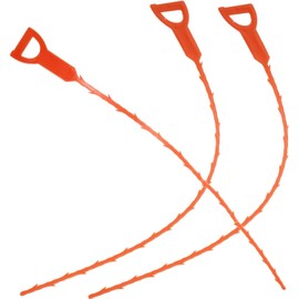 3 Piezas Serpiente Flexible para Desatascar Desagües de Fregadero