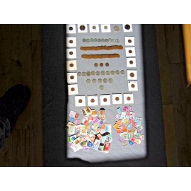 HUGE 100 COIN 100 STAMP LOT. PROOF UNC SILVER 135+ YRS OLD  CRAZY SALE! 200 ITEM