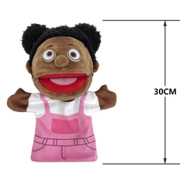 LOMTRATS Family Hand Puppets for Kids,Includes Grandpa,Grandma,Dad,Mom,Daughter,Son with Movable Open Mouths,Perfect for Storytelling,Teaching,Preschool,Birthday Gifts