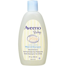 Aveeno Baby Wash & Shampoo For Hair & Body, Tear-Free, 8 fl. Oz