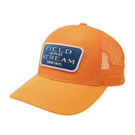Field & Stream Men's Mesh Cap, Emblem/Orange, 5 Panel