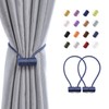 Pretty Jolly 2 Pack Magnetic Curtain Tiebacks 16 Inch Modern