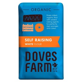 Doves Farm Self Raising White Flour | All Purpose Flour | for Cakes, Muffins & Pancakes Baking | Imported from UK | Baking Foods | 35.27 Oz (1kg)