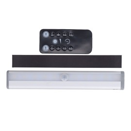 LED Cabinet Light Warm White 2 Brightness Stepless Dimming Timing Remote Control Magnetic LED Bar Light
