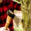 HAZET Hand Hatchet 2132-600, Double Safety Wedge, Specially Polished Sheath