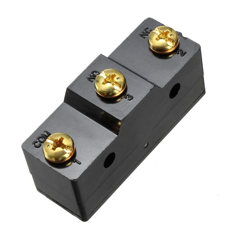 uxcell TM-1306 SPDT 1NO+1NC Short Reed Snap Button Lever Type