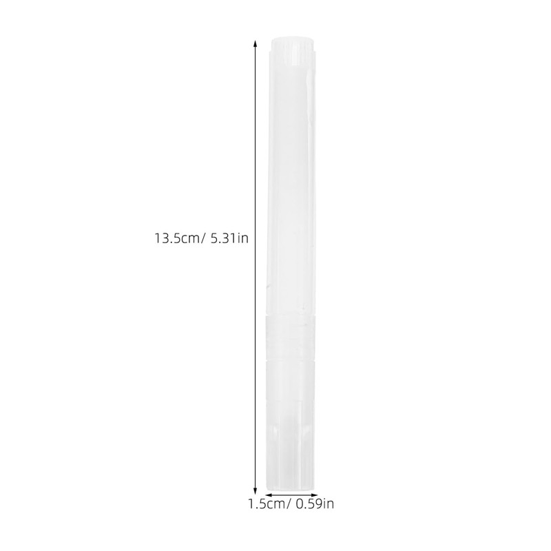LALAFINA 10pcs Empty Tube Marker Pen Refillable Paines