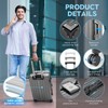 SIATELOO Zipperless Luggage | 20 Inch Airline Approved | TSA