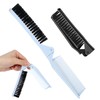 Nogeqi 2 PCS Double Teeth Folding Comb Foldable Comb with