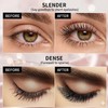 Double Ended Tubing Mascara,2-Step Black Mascara Volume and Length, Volumizing