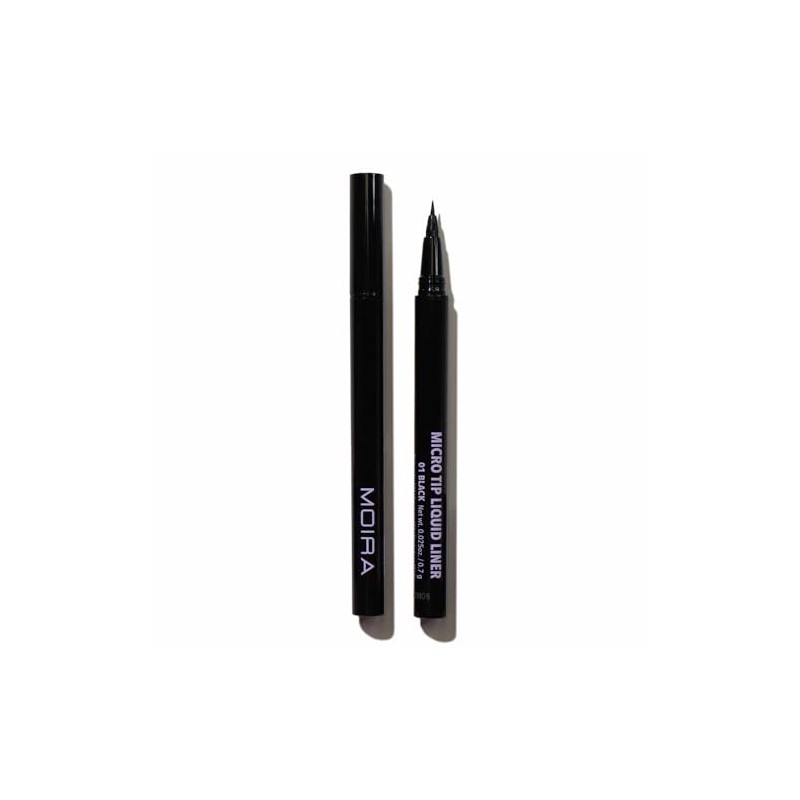 Moira Delineador Liquido Para Ojos Micro Tip Liquid Liner (001,
