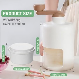 CISSIYOG Ice Crusher, Ice Crusher, Ice Cube Machine for Home, Manual Ice Shaver, Crushed Ice Maker with Ice Cube Trays, Ice Crusher with Stainless Steel Grinder and Hand Crank