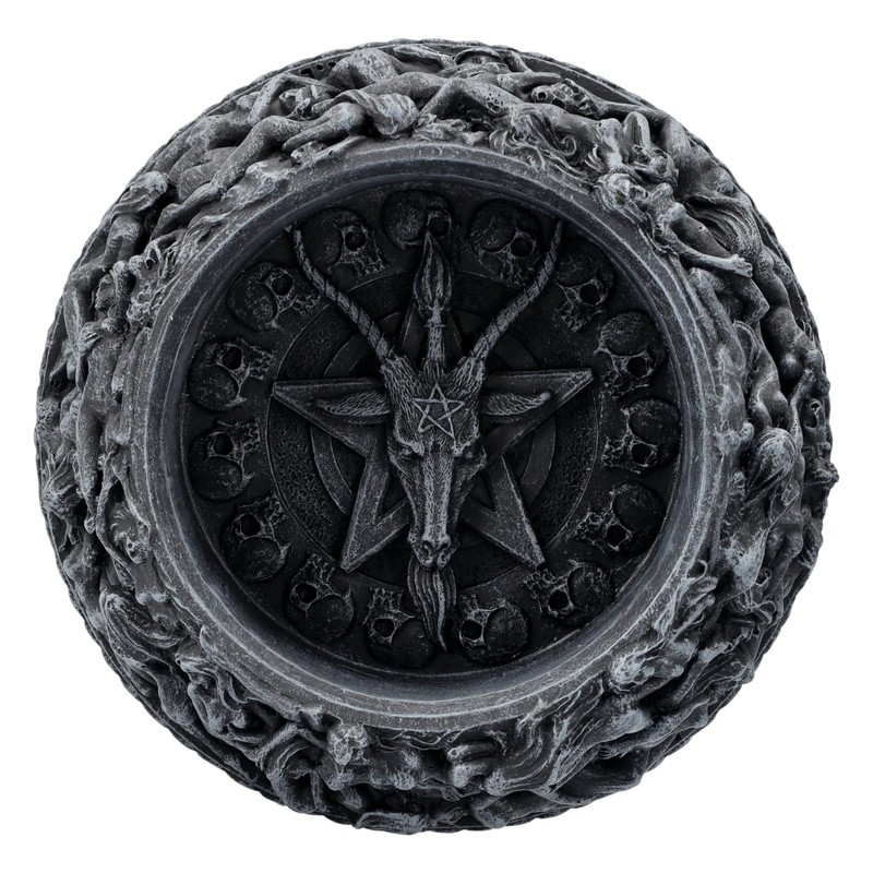 Figuren Shop GmbH Crystal Ball Holder - Baphomet & d