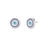 Engelsrufer Women's Winged Heart Stud Earrings 925 Sterling Silver, Silver