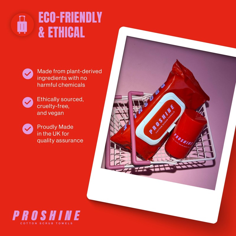 Proshine By CDM Cotton Scrub Towels