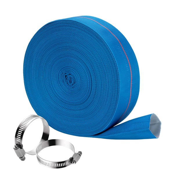 3" x 100ft Pool Backwash Hose Heavy Duty PVC Discharge