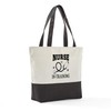CafePress Nurse In Training Gift Canvas Tote Top Zipper Closure