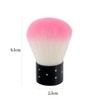 Linogel Nail Dust Plush, Pink, 1 Piece, Dust Brush, For
