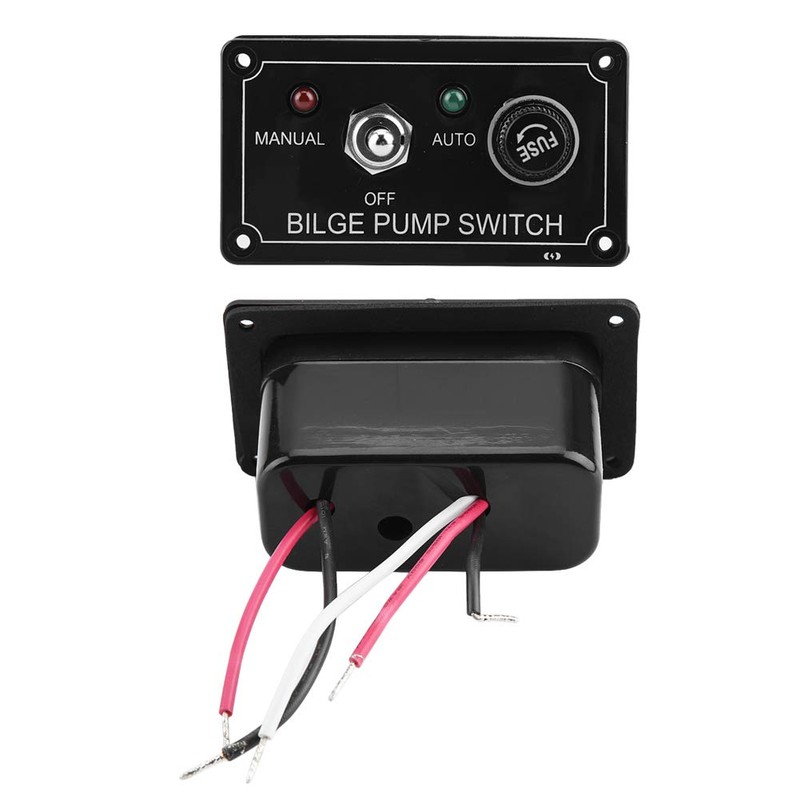 Bilge Pump Control Panel, Bilge Pump Switch for Marine Boats,