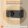 BiceNoning 90 Degree 3-Digit Combination Cabinet Lock, Zinc Alloy Keyless