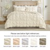 Amélie Home King Comforter Set, Beige Soft Bubble Bedding for