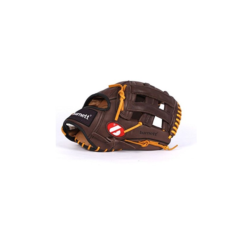 barnett GL-130 competition outfield baseball glove, leather, 13'', brown (REG)
