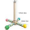 Bird Perch Toy, Bird Perches for Cages, Parrot 360° Interactive