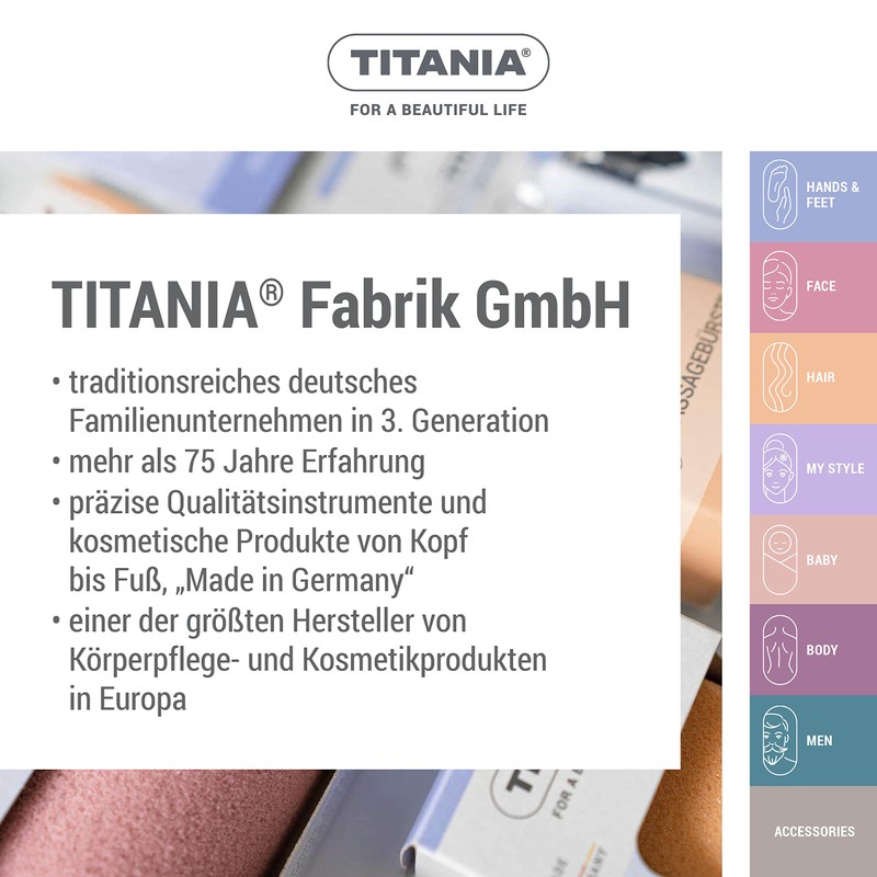 TITANIA Softtouch Foot Rasp Double-Sided (Coarse & Fine) • Callus