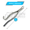 DawnProMed Dental Extracting Forceps #24 For Lower Left Molars Dental