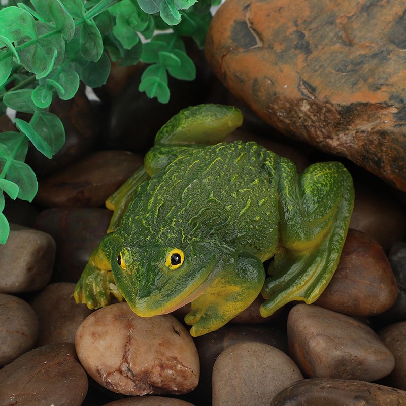 Hztyyier Toad Figurine Realistic Toad Figurine Lawn Garden Courtyard Ornaments