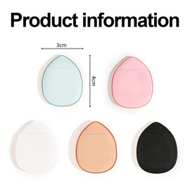SJBAUTYO 10pcs Mini Sponges Powder Puff Finger Puff Triangle Soft Makeup Powder Puff for Mineral Powder Cosmetic Loose Powder Wet Dry Foundation Christmas Costume Festival Beauty Tool