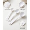 TOZBLEU Cucchiaio Dosatore in Plastica, 6 Pezzi Misurino da 2ml