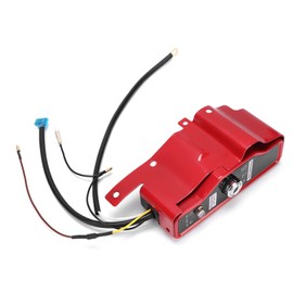 Ignition Key Switch Box for GX340 GX390 Engine, On/Off Electric Stop Switch with 2 Keys, Iron, Red and Black, 8.07 x 2.76 Inch