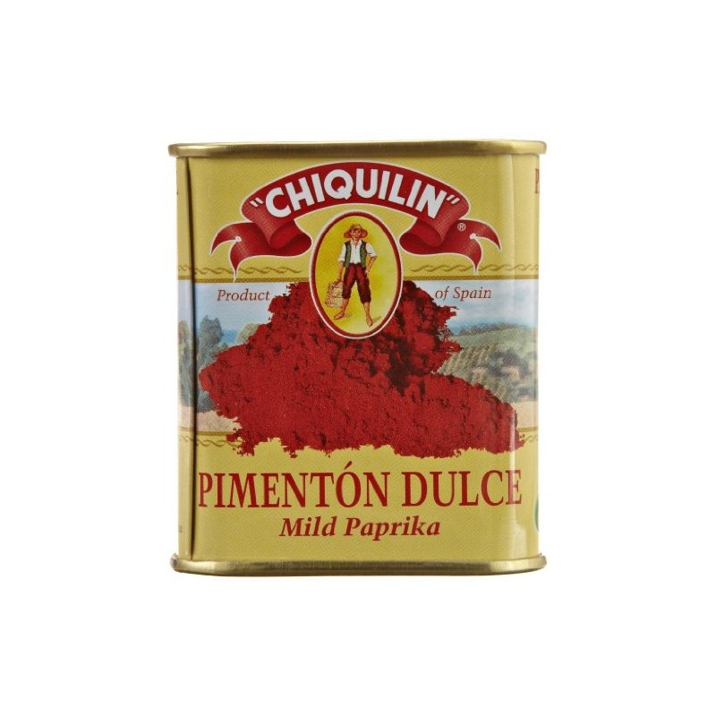 Chiquilin Pimenton Dulce Mild Paprika 2.64 oz Tin (12 Pack,