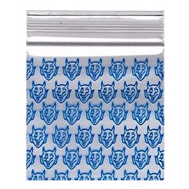 PLASTIC ZIPLOCK BAGGIES 200-1.5" x 1.5" Blue Devil Bags