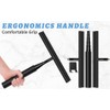 Upgraded 2 in 1 Extendable Shower Squeegee for Glass Doors,
