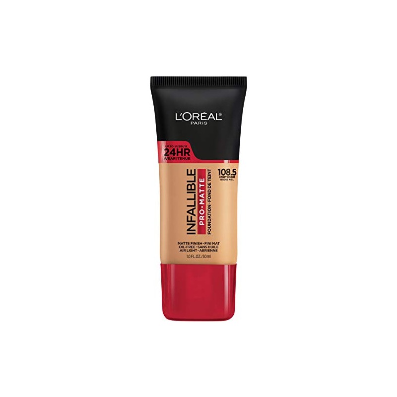 L'Oreal Paris Cosmetics Makeup Infallible Pro-Matte Liquid Longwear Foundation, Honey