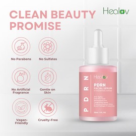 PDRN Serum – Rejuvenating Peptide Face Serum with Salmon DNA – Korean Skincare for Anti-Aging, Hydration, Collagen Boost, and Barrier Repair – Brightening Daily Skincare for Dark Spots and Uneven Tone