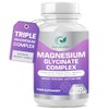 Magnesium Glycinate Complex -120 Capsules -Magnesium Glycinate Bisglycinate, Malate, Taurate