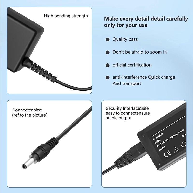BOHELV123 19V AC/DC Adapter Compatible with Akai Professional MPC ONE
