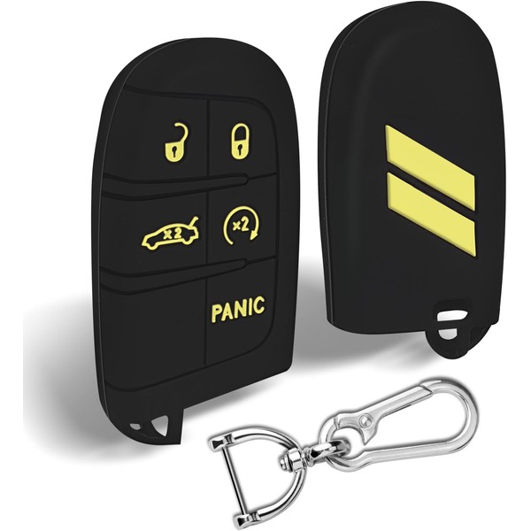 Mild East for Dodge Car Key Cover, Silicone Key Fob