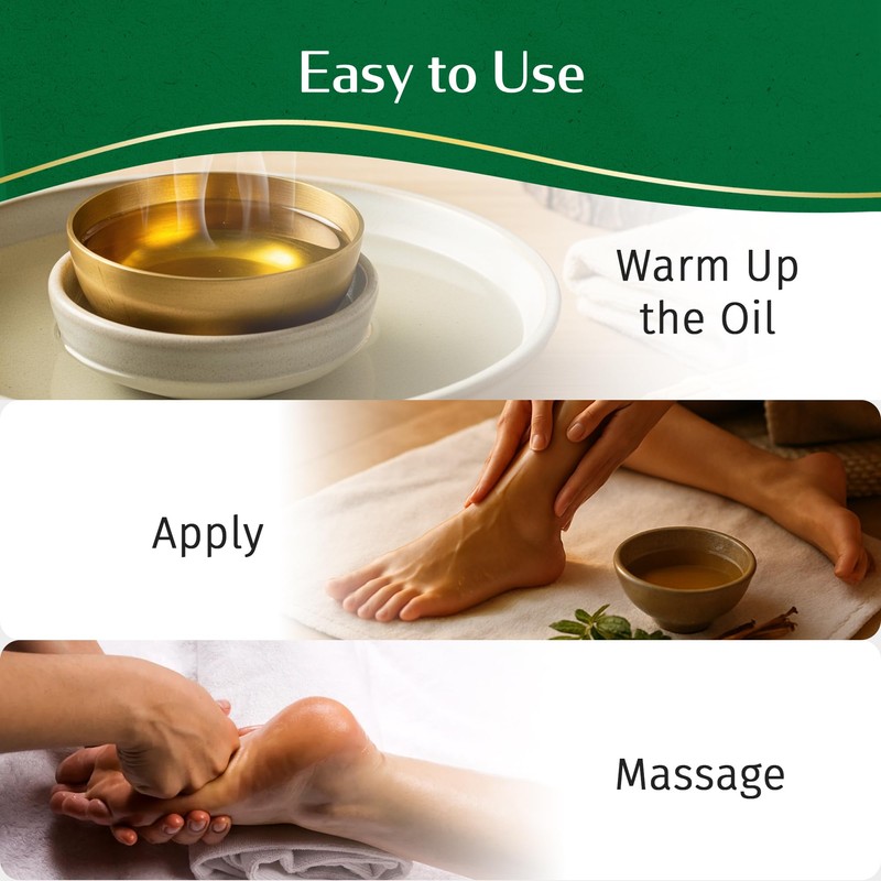 Kerala Ayurveda Calming Body Oil for Relaxation & Sleep, 6.8