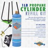 Flame King YSN1LBKT-14 1LB Empty Propane Welding Cylinder Tank Kit