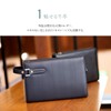 Dom Teporna Men's Cowhide Vinyl Leather Smart Compact Clutch Bag
