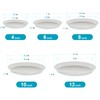 VUWEZ Plastic Plant Saucer, Plant-Saucers