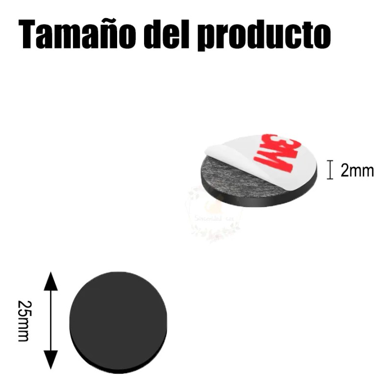 50 Imanes Adhesivos Cerámica,redondos Planos 25mm Adhesivos