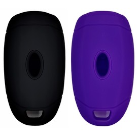 Silicone Rubber Key Fob Cover Compatible with 2020 2021 2022 Hyundai Palisade 2020-2023 Elantra ( Keyless Push Start 5 Button )