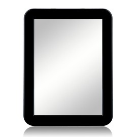 ARTLYMERS ARTLYMERS Magnetic Locker Mirror, 5x7 Real Glass Small Mirrors for Locker with Magnetic Backing, for School Locker, Bathroom, Household Refrigerator, Locker Accessory(Black)